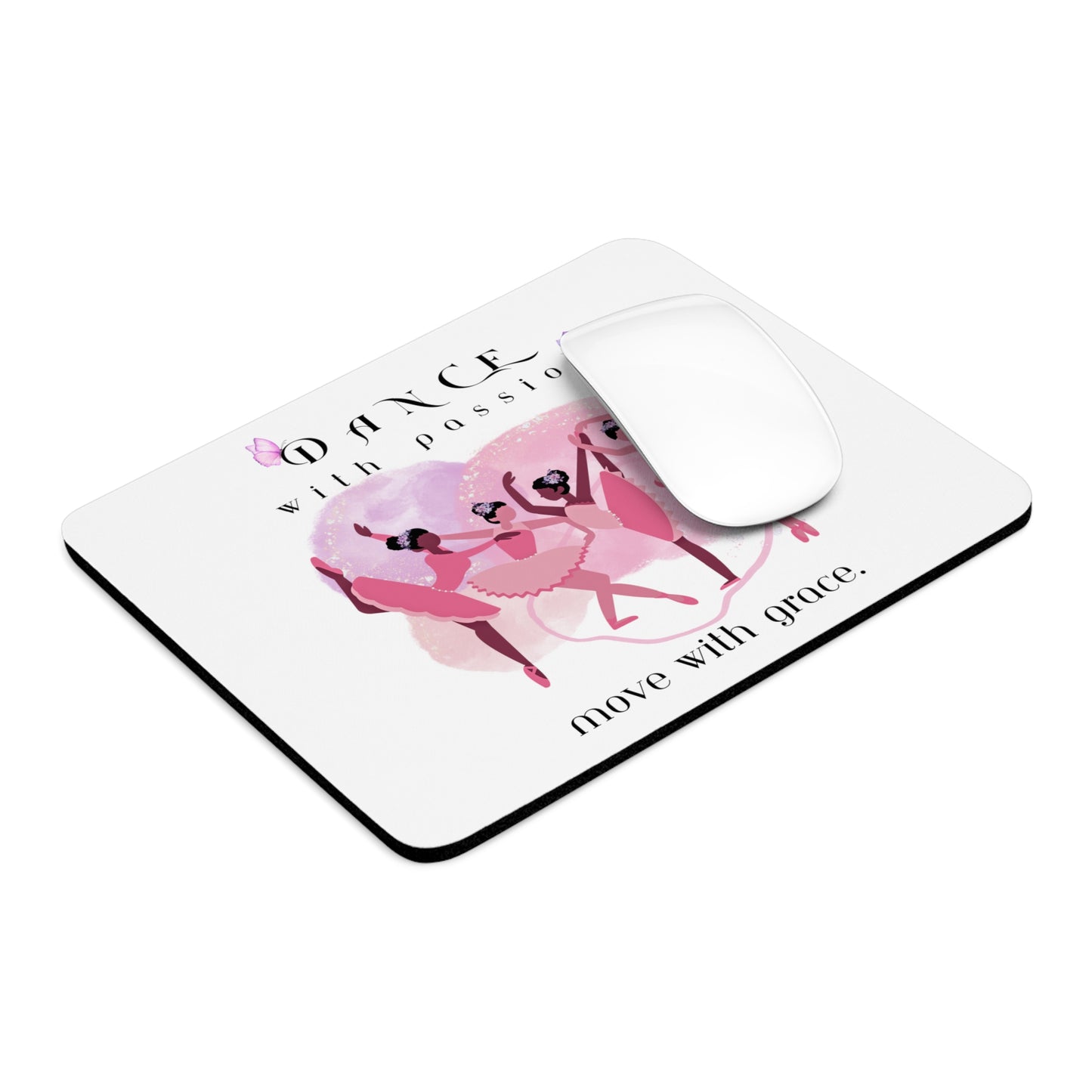 "Dance with Passion" Mouse Pad: A Perfect Addition for Dancers and Dance Enthusiasts