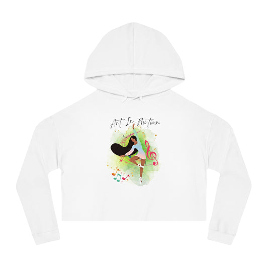 Express Your Dance Spirit with the "Art in Motion" Crop Hoodie