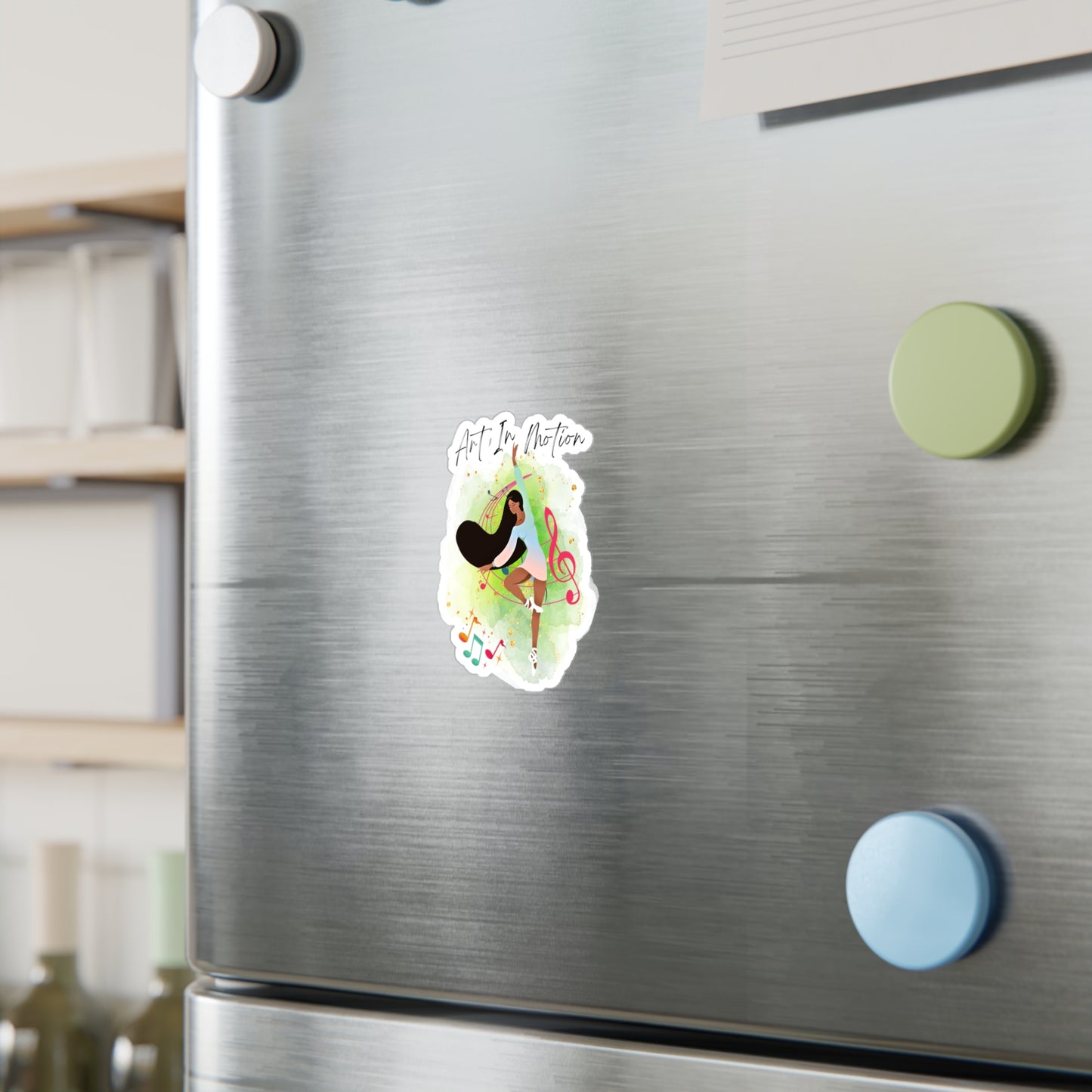 Art in Motion Vinyl Stickers: Perfect for Dancers - Kiss-Cut Vinyl Decals
