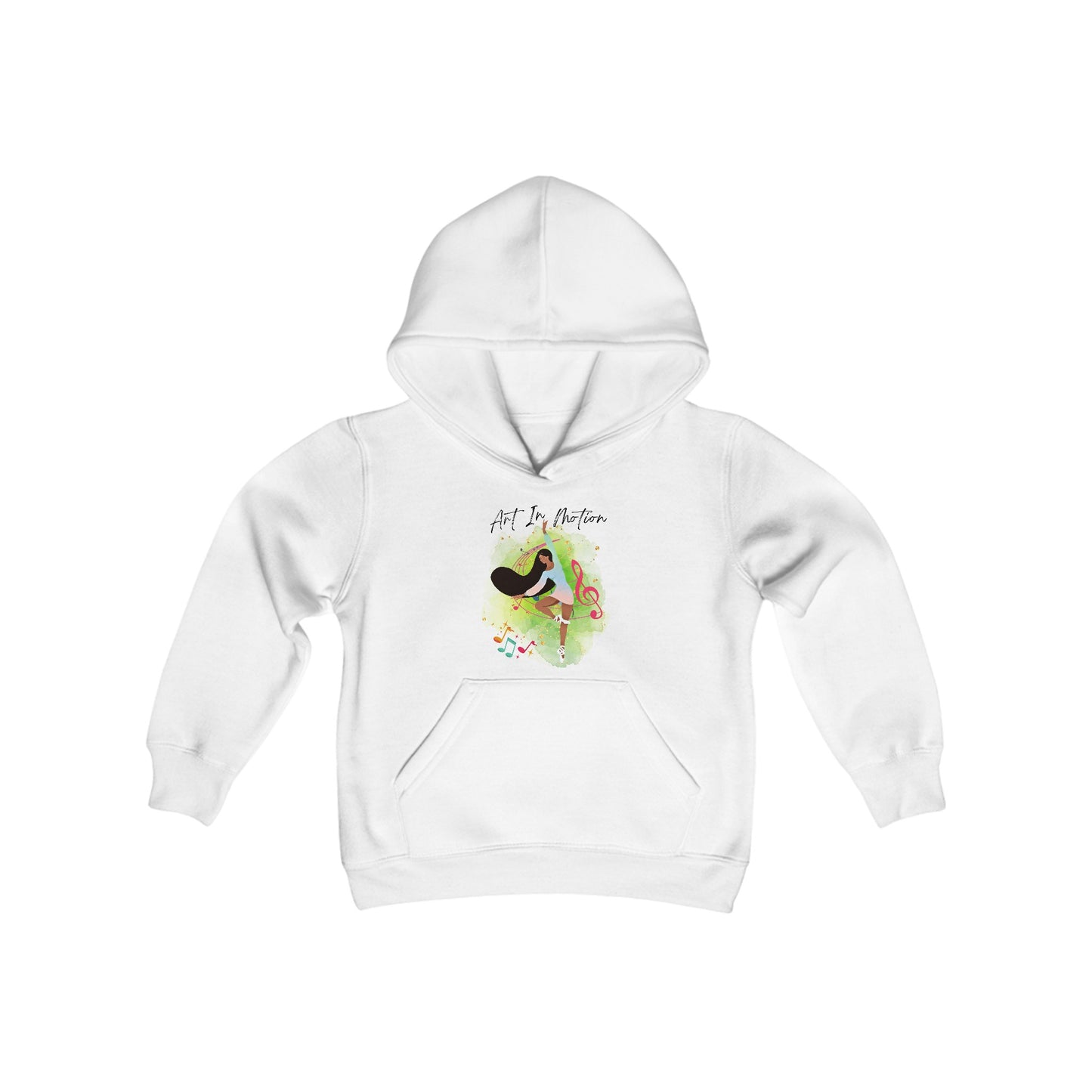 Youth Heavy Blend Hooded Sweatshirt - Art In Motion
