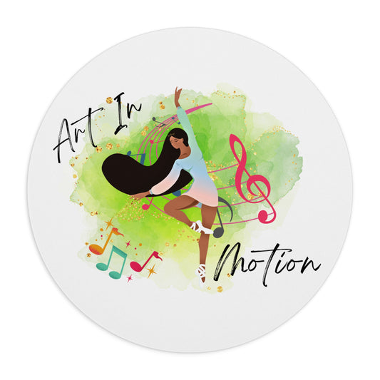 "Art in Motion" Mouse Pad: Elevate Your Workspace with Dance-Inspired Elegance