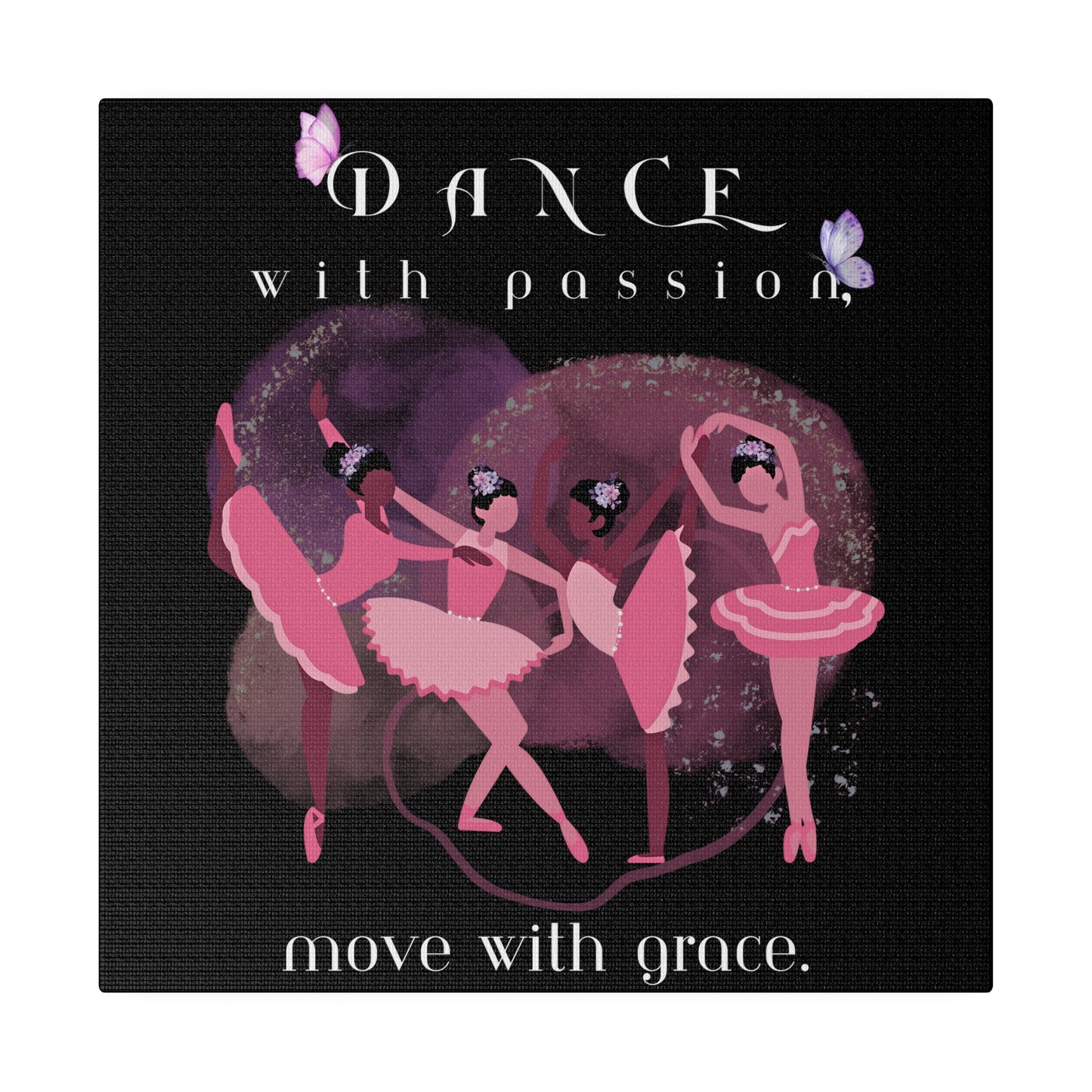 Matte Canvas Print - Dance with passion