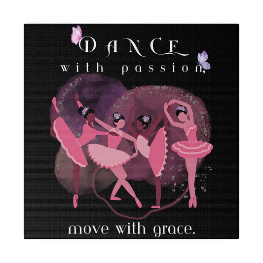 Matte Canvas Print - Dance with passion