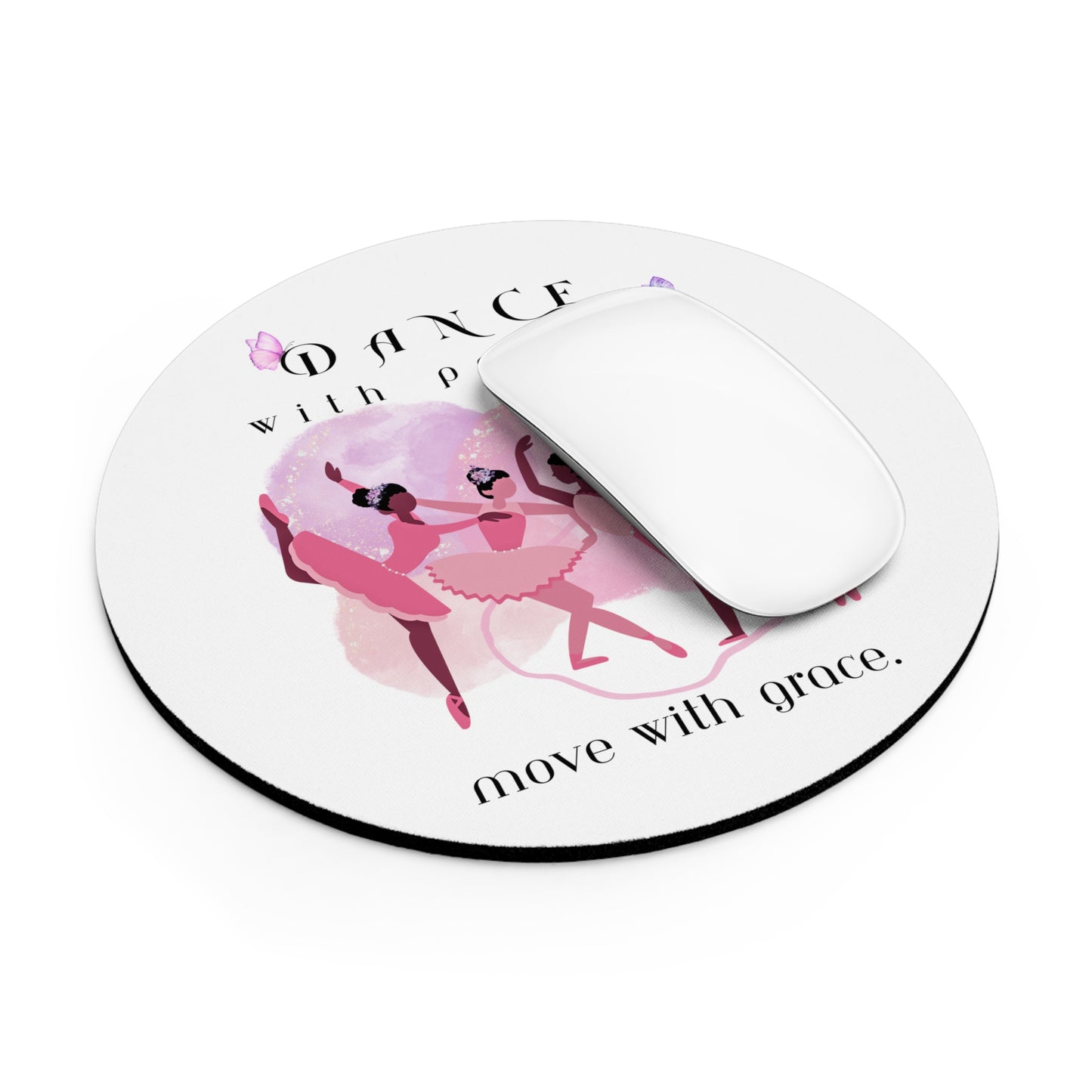 "Dance with Passion" Mouse Pad: A Perfect Addition for Dancers and Dance Enthusiasts
