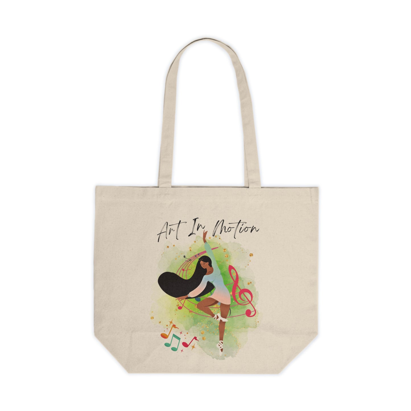 Canvas Shopping Tote - Dancer of African Descent