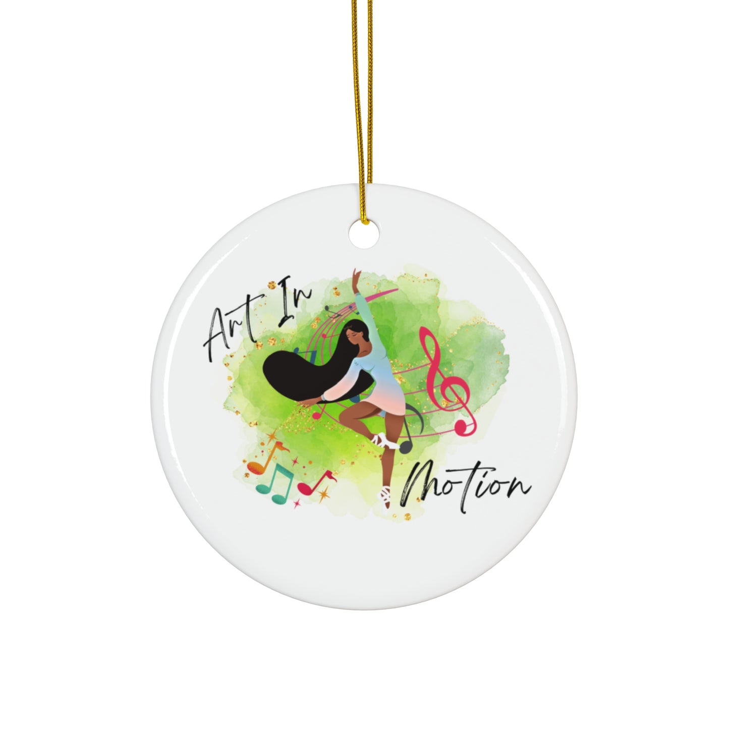 Ceramic Ornament,  Art in motion