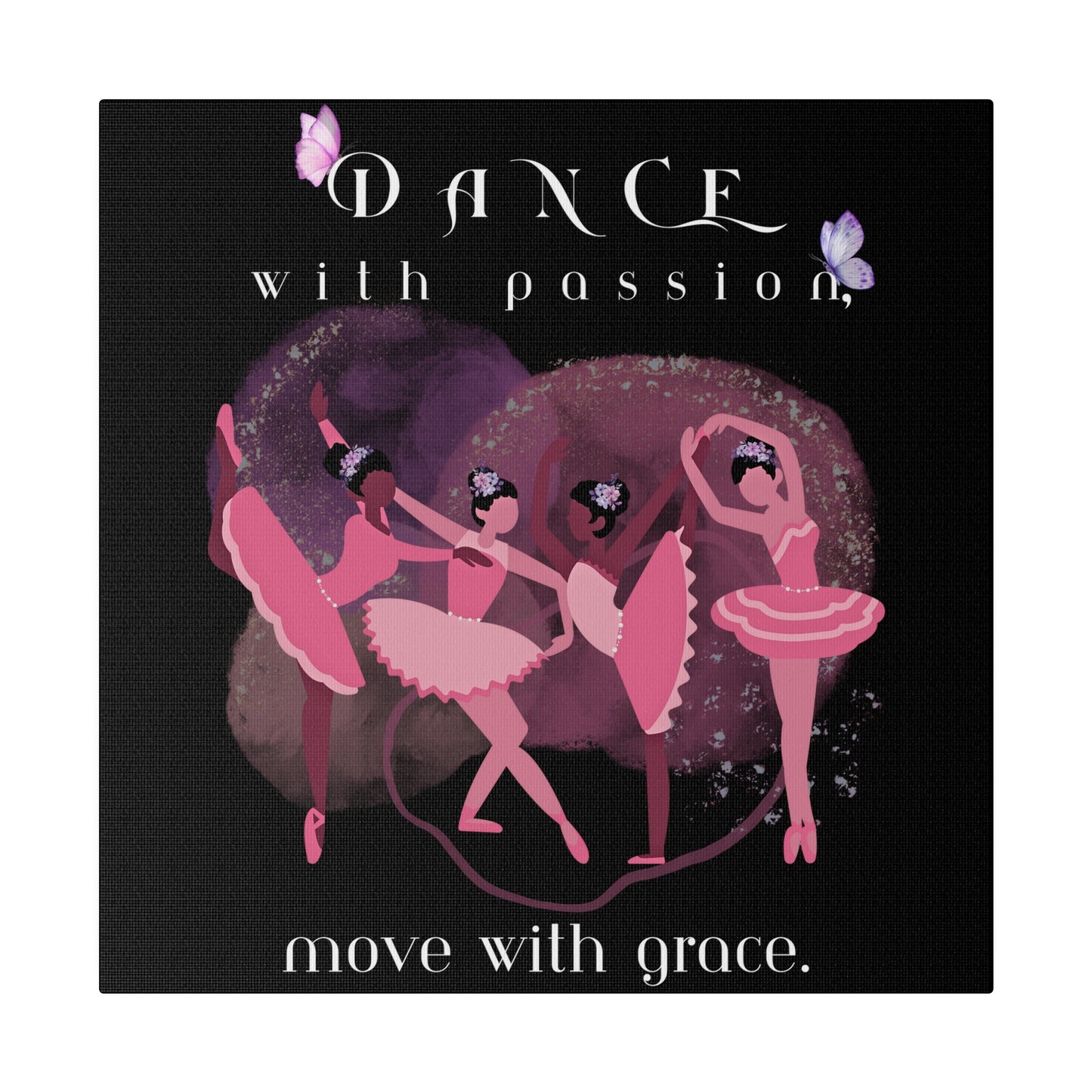 Matte Canvas Print - Dance with passion