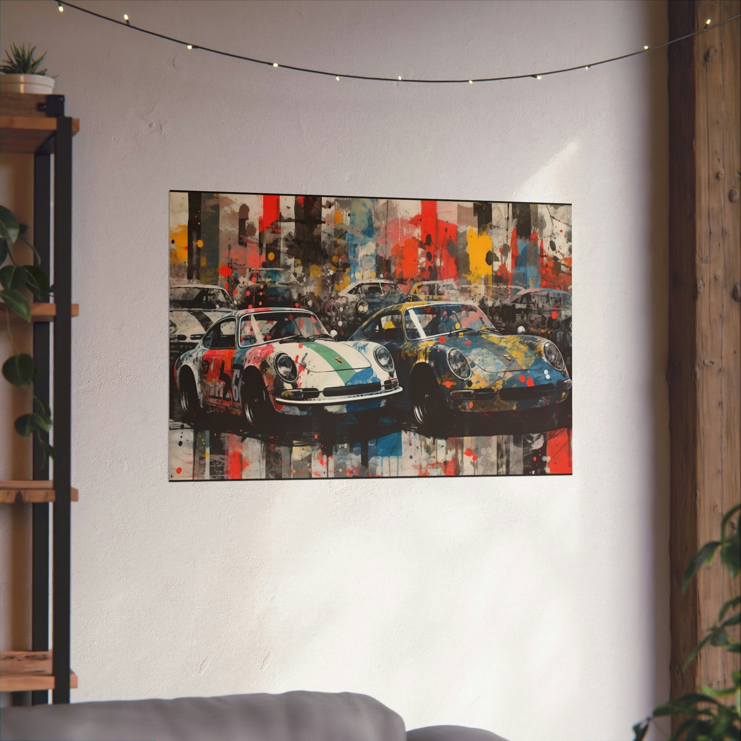 Matte Horizontal Posters - Porsche Race Cars