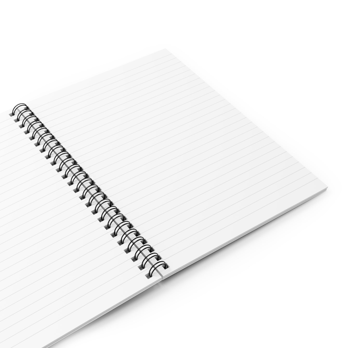 Spiral Notebook - Ruled Line - White Rose cover