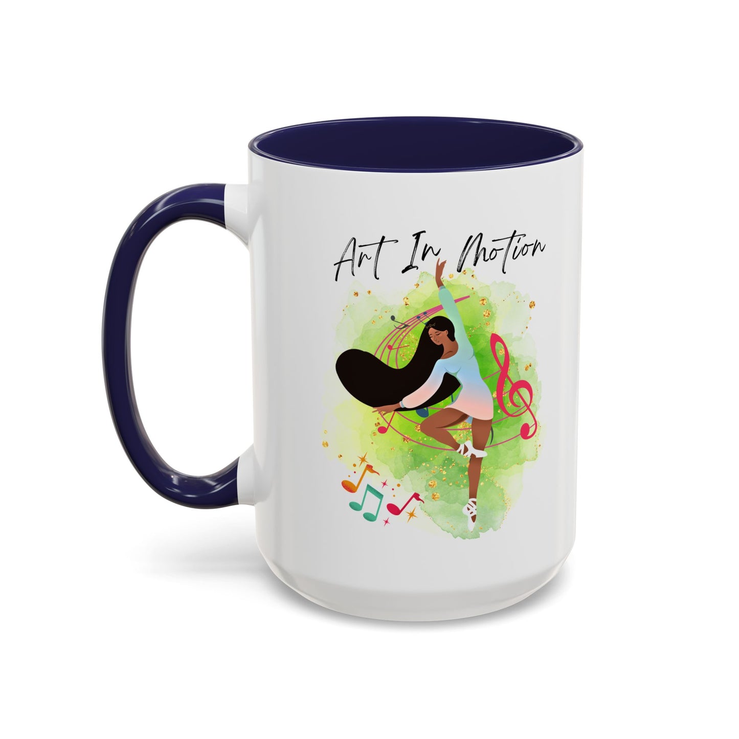Accent Coffee Mug (11, 15oz) Art In Motion ceramic mug