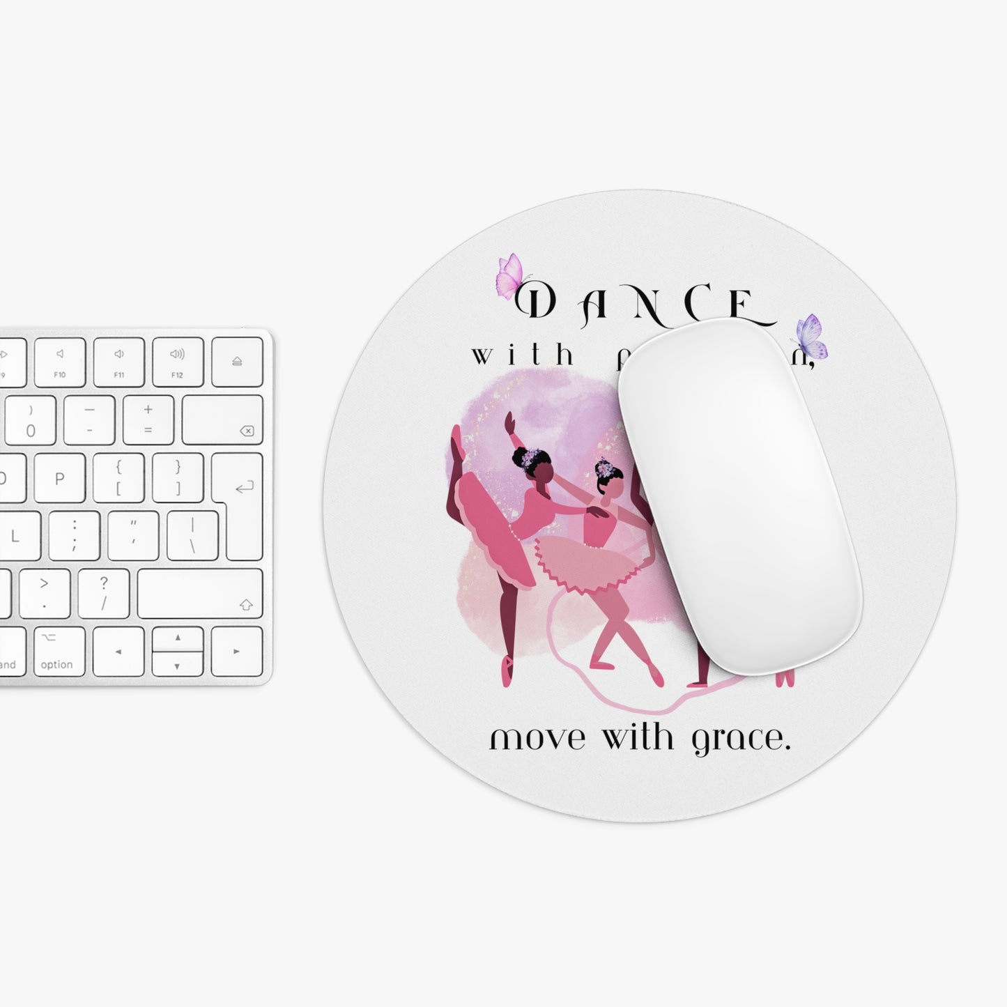 "Dance with Passion" Mouse Pad: A Perfect Addition for Dancers and Dance Enthusiasts