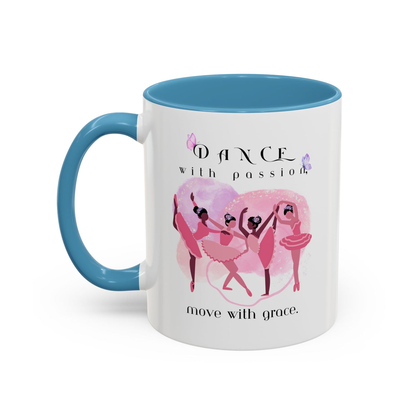Accent Coffee Mug (11, 15oz) Dance With Passion
