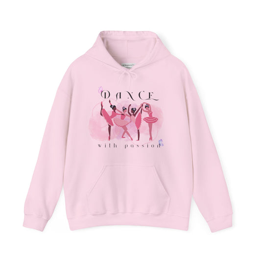 Hooded Sweatshirt  (Unisex Heavy Blend™) Dance with Passion