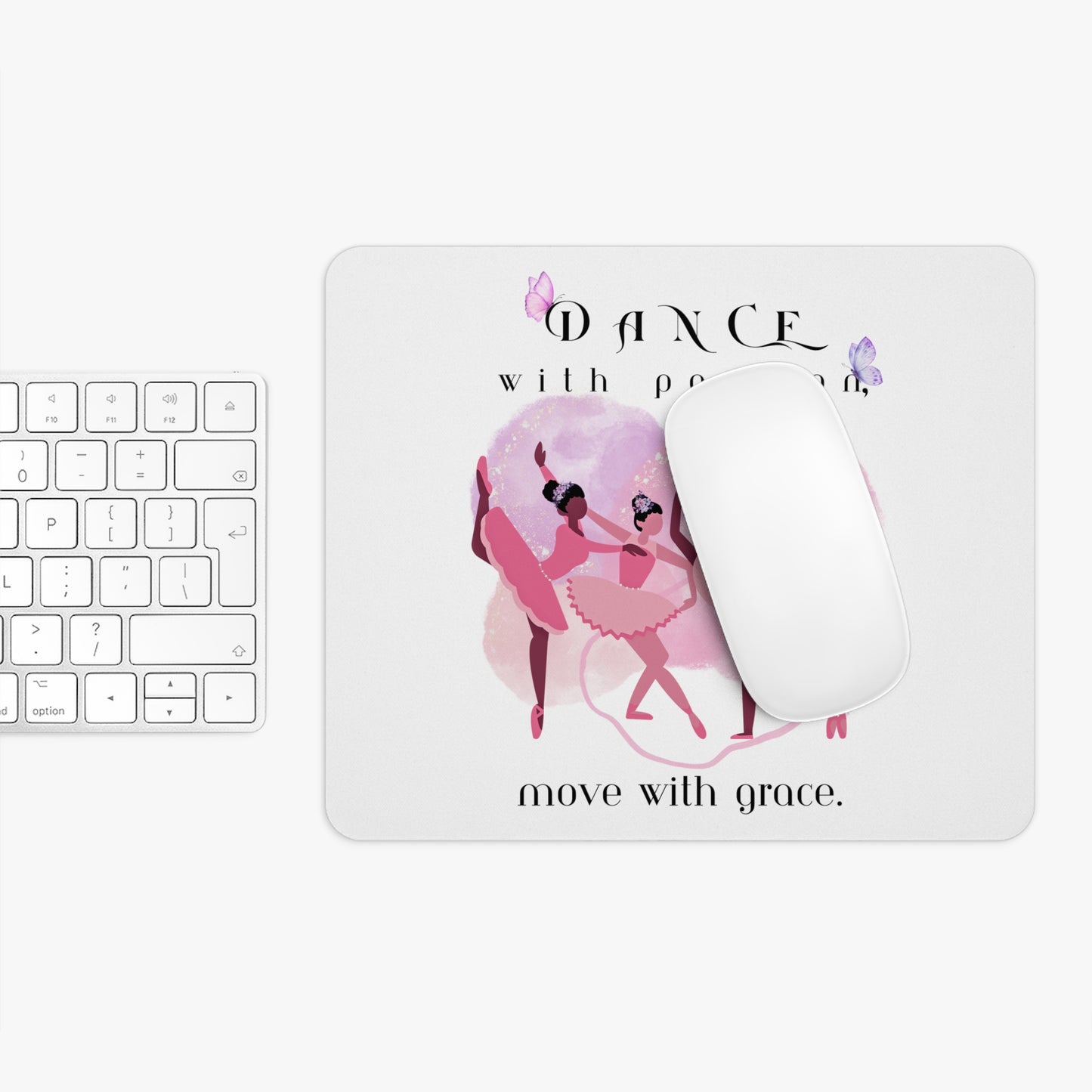 "Dance with Passion" Mouse Pad: A Perfect Addition for Dancers and Dance Enthusiasts