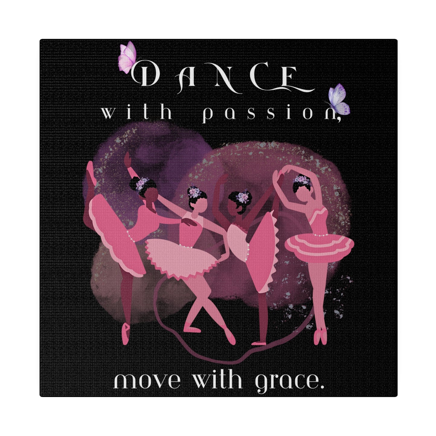 Matte Canvas Print - Dance with passion