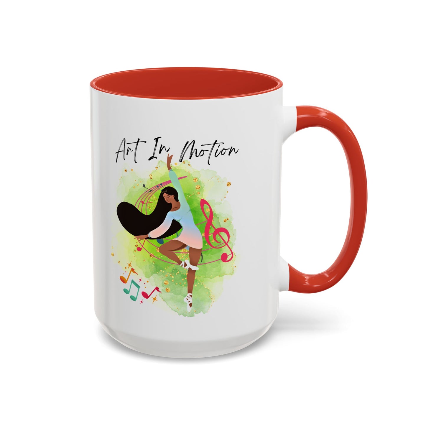 Accent Coffee Mug (11, 15oz) Art In Motion ceramic mug