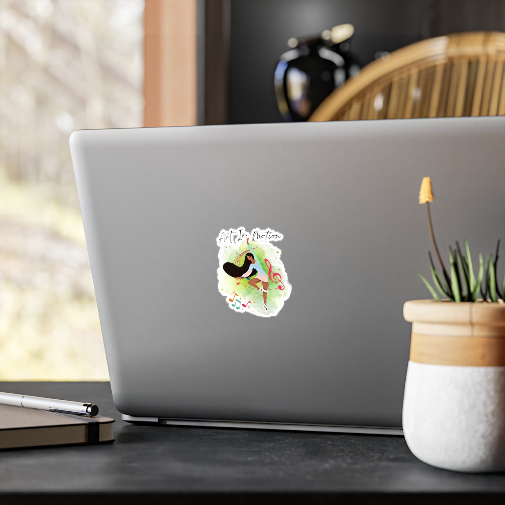 Art in Motion Sticker