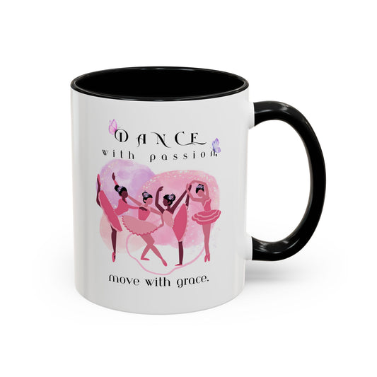 Accent Coffee Mug (11, 15oz) Dance With Passion