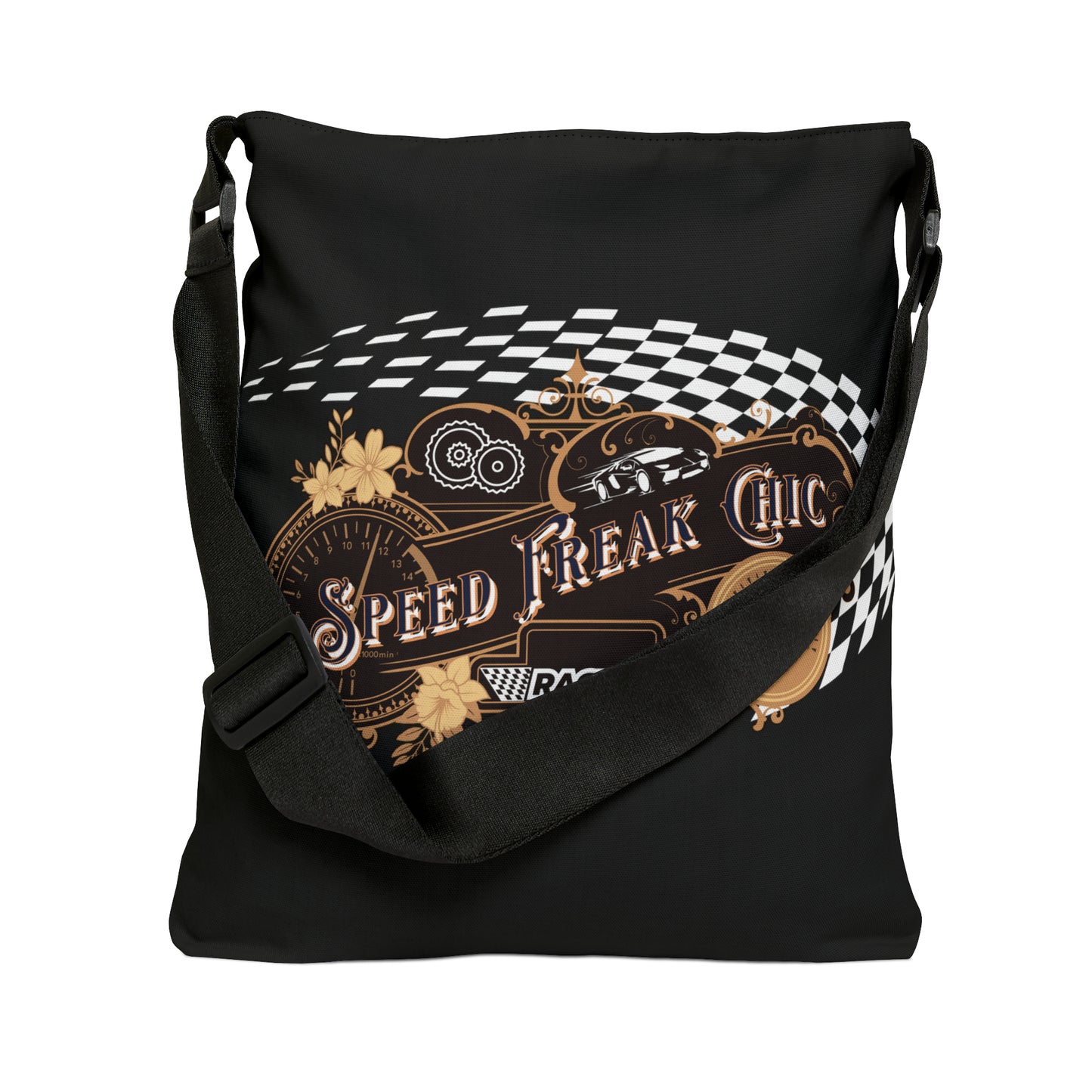 Adjustable Tote Bag (AOP) - Speed Freak Chic