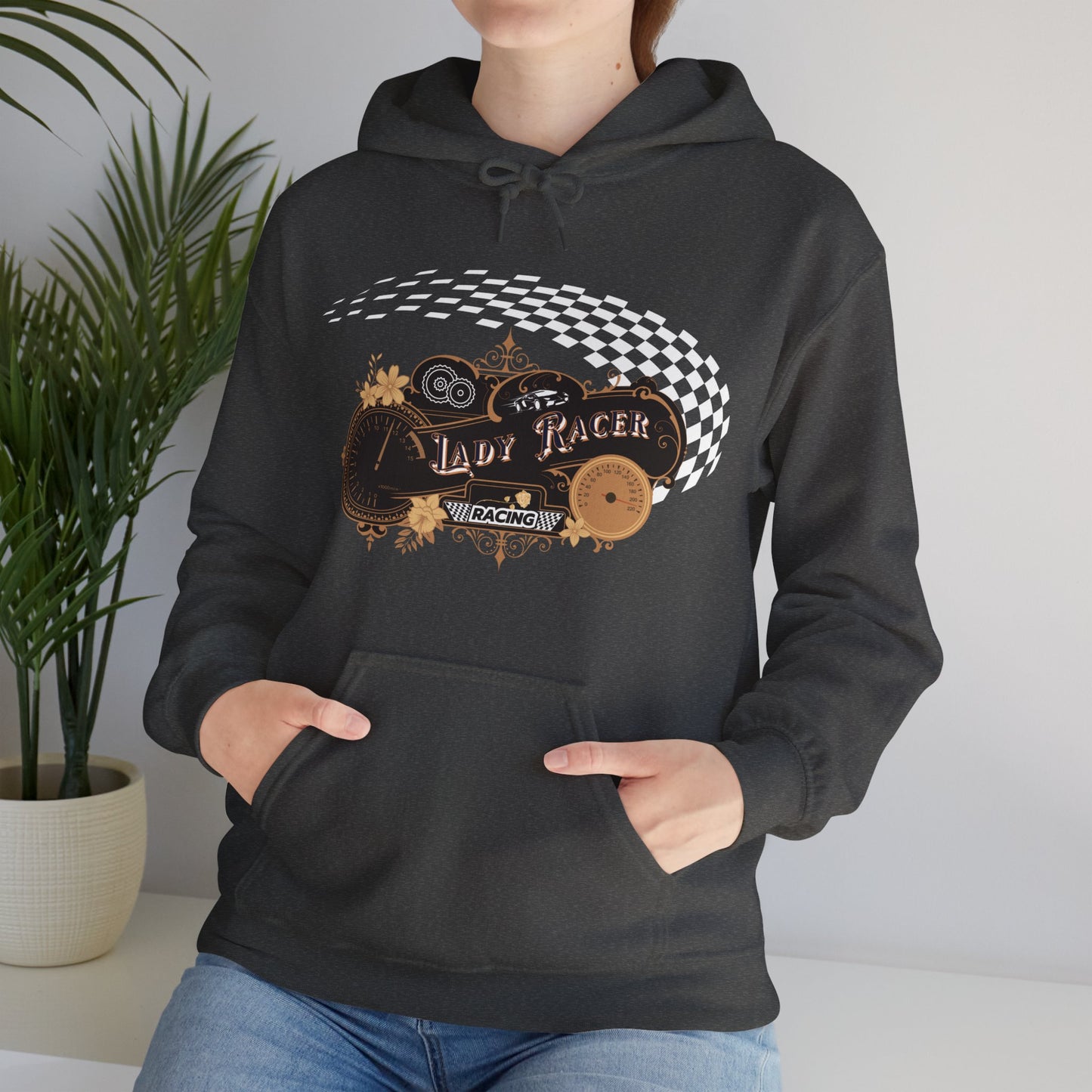 Hooded Sweatshirt (Unisex Heavy Blend™) Lady Racer