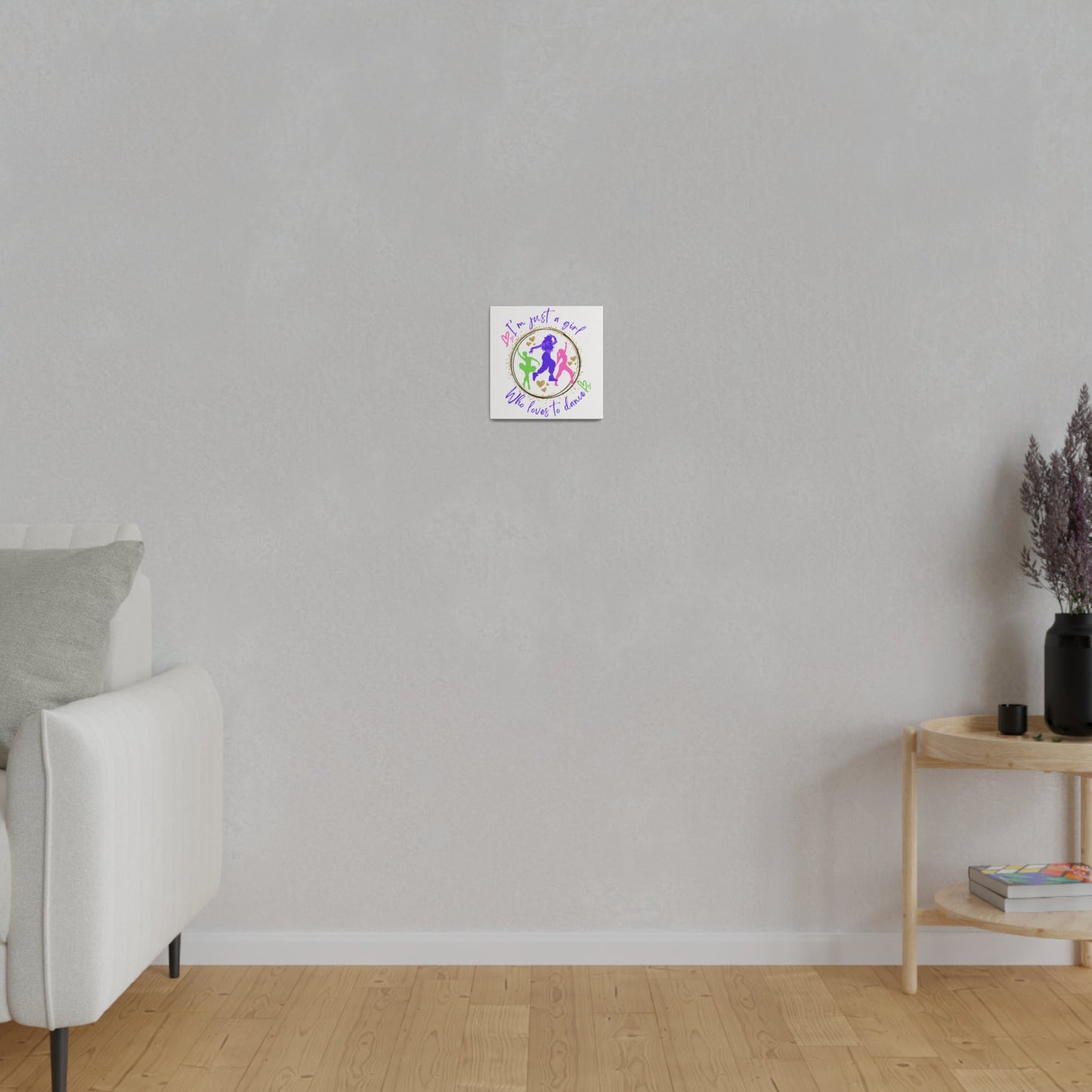 Canvas Print for Dancers - I'm just a girl who loves to dance - aburgessandco.com