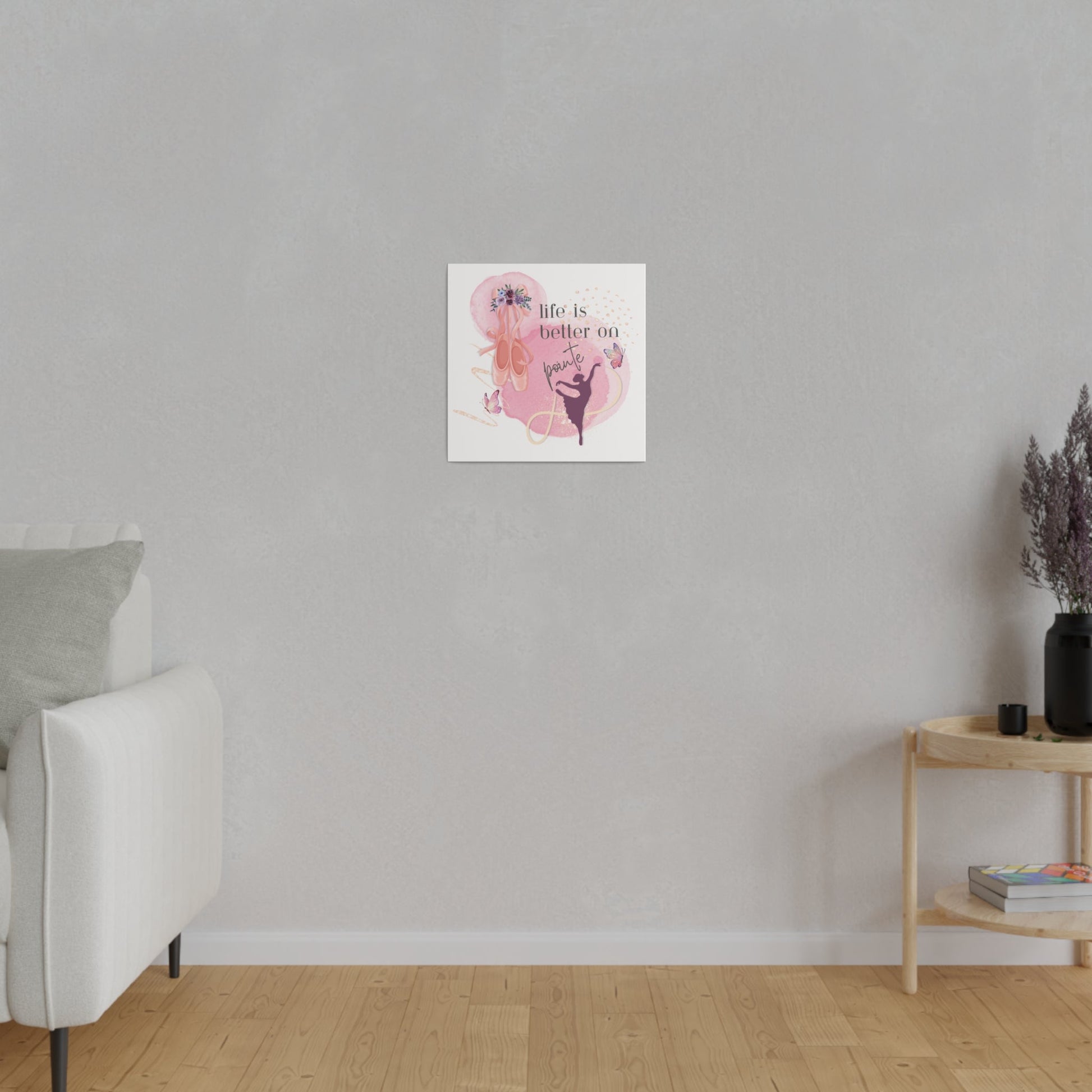 Canvas Print for Dancers - Life is better on point - aburgessandco.com