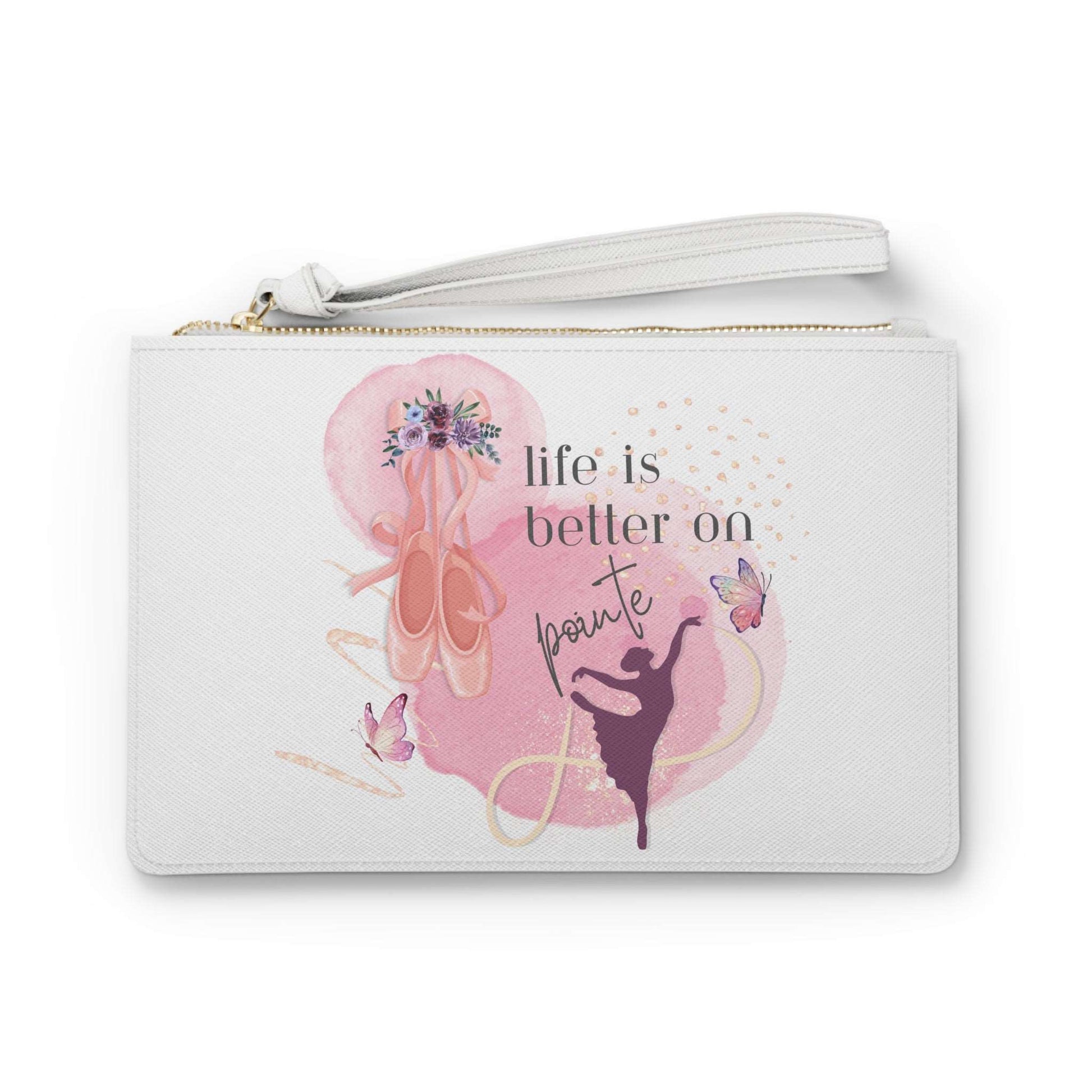 Clutch Bag for Dancers - Life is better on Pointe - aburgessandco.com