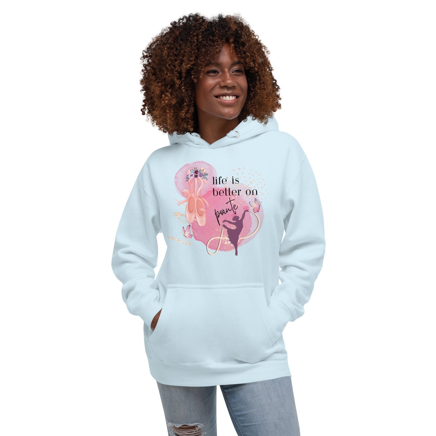 Hoodie for Dancers - Life Is Better On Pointe - aburgessandco.com