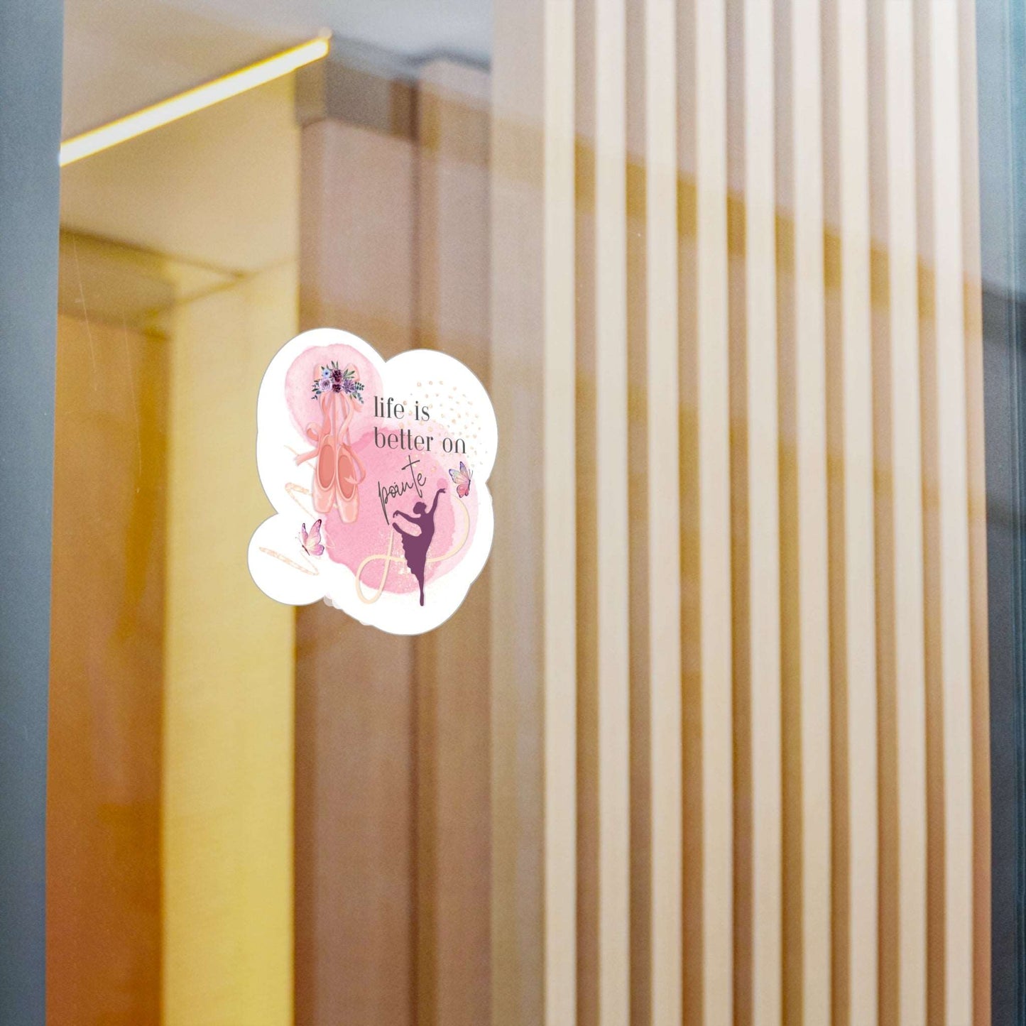 Kiss - Cut Vinyl Decals For Dancers - Life Is Better On Pointe - aburgessandco.com