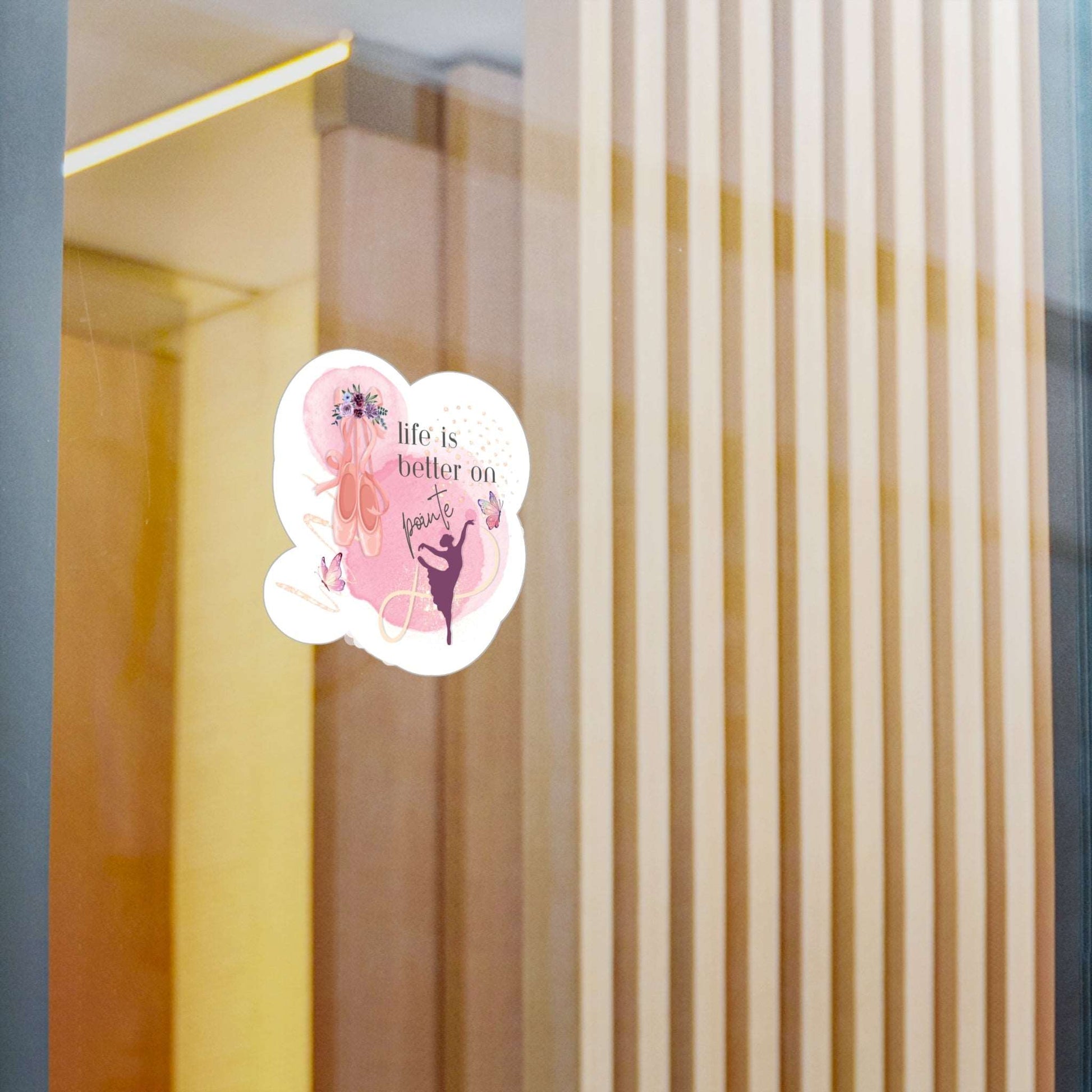Kiss - Cut Vinyl Decals For Dancers - Life Is Better On Pointe - aburgessandco.com