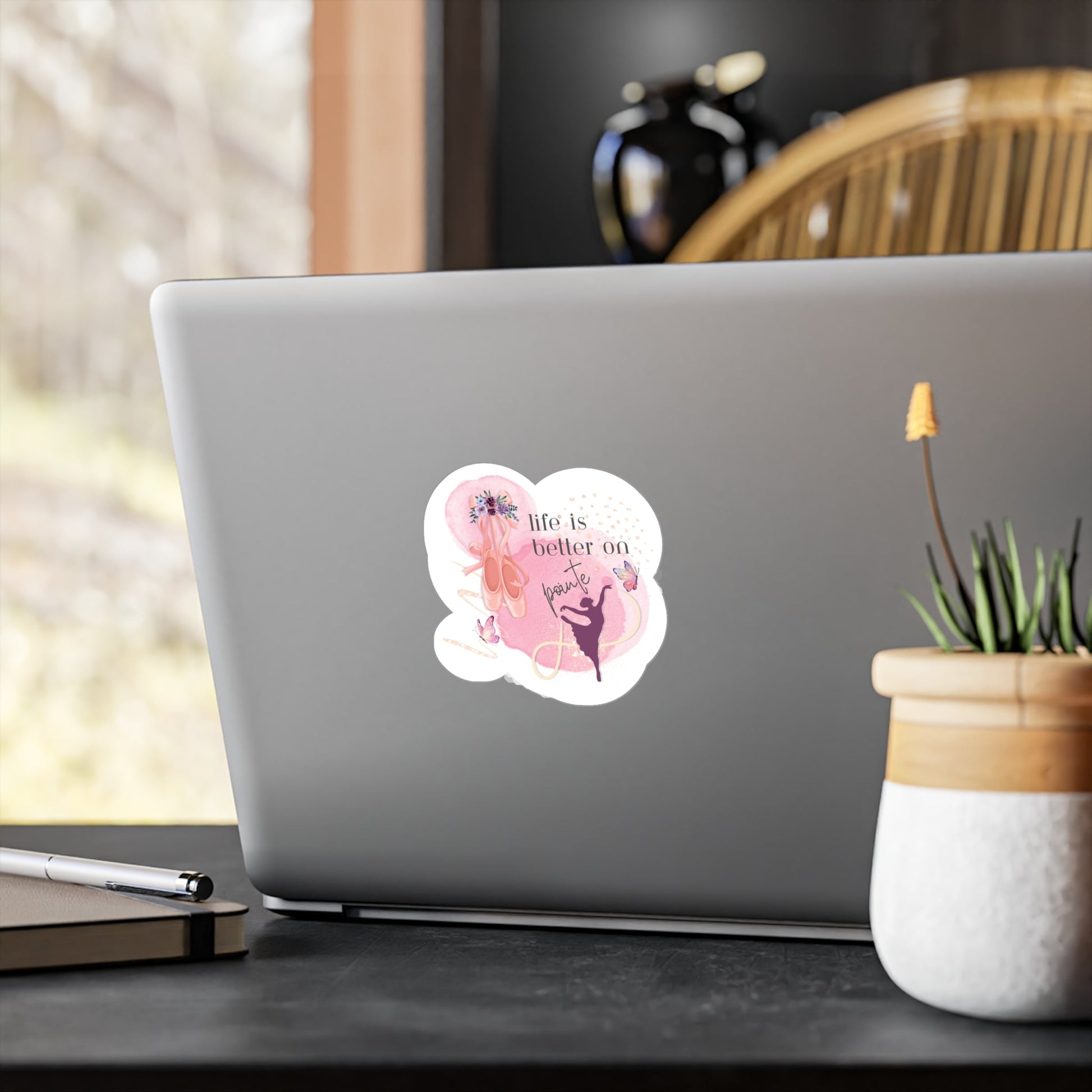 Kiss - Cut Vinyl Decals For Dancers - Life Is Better On Pointe - aburgessandco.com