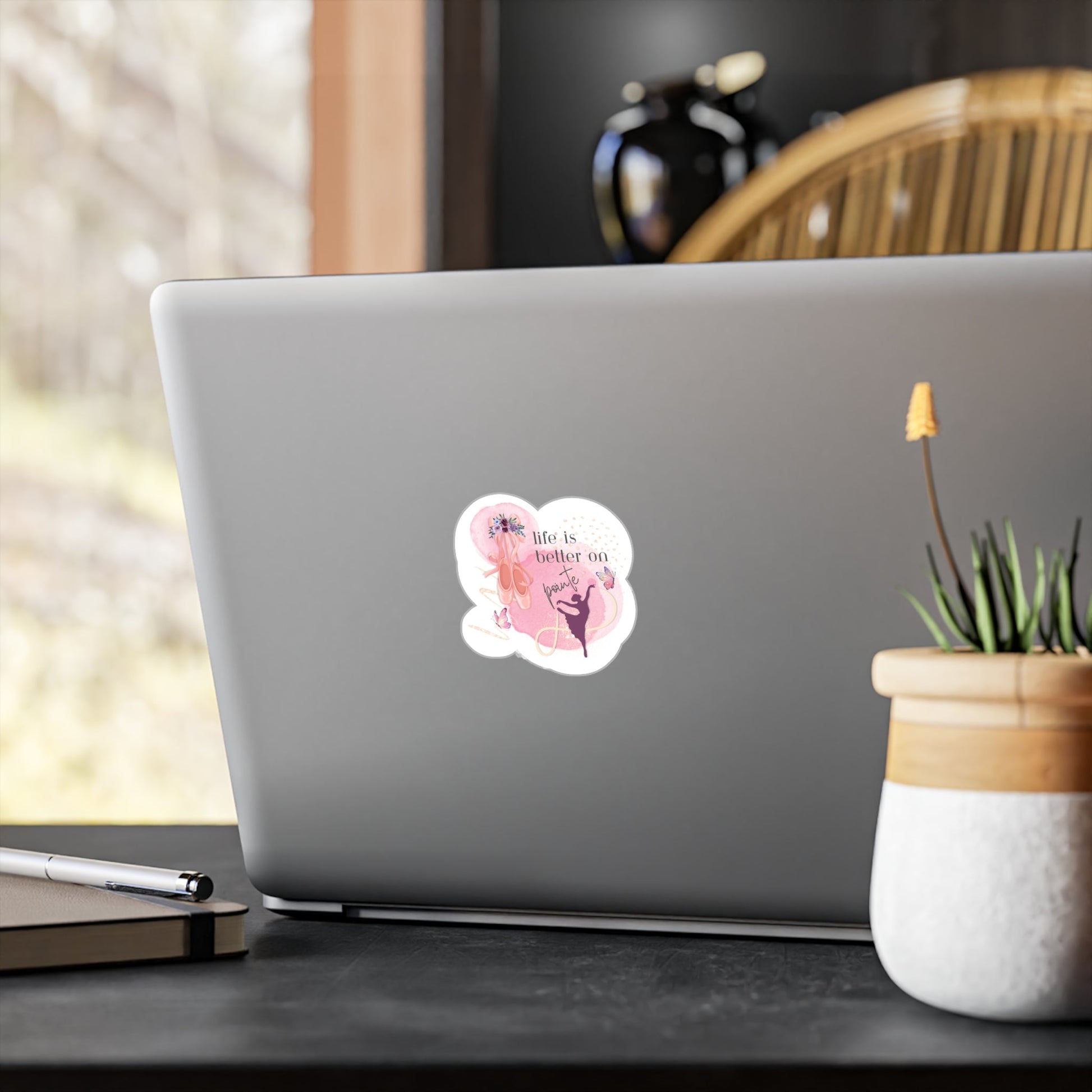Kiss - Cut Vinyl Decals For Dancers - Life Is Better On Pointe - aburgessandco.com