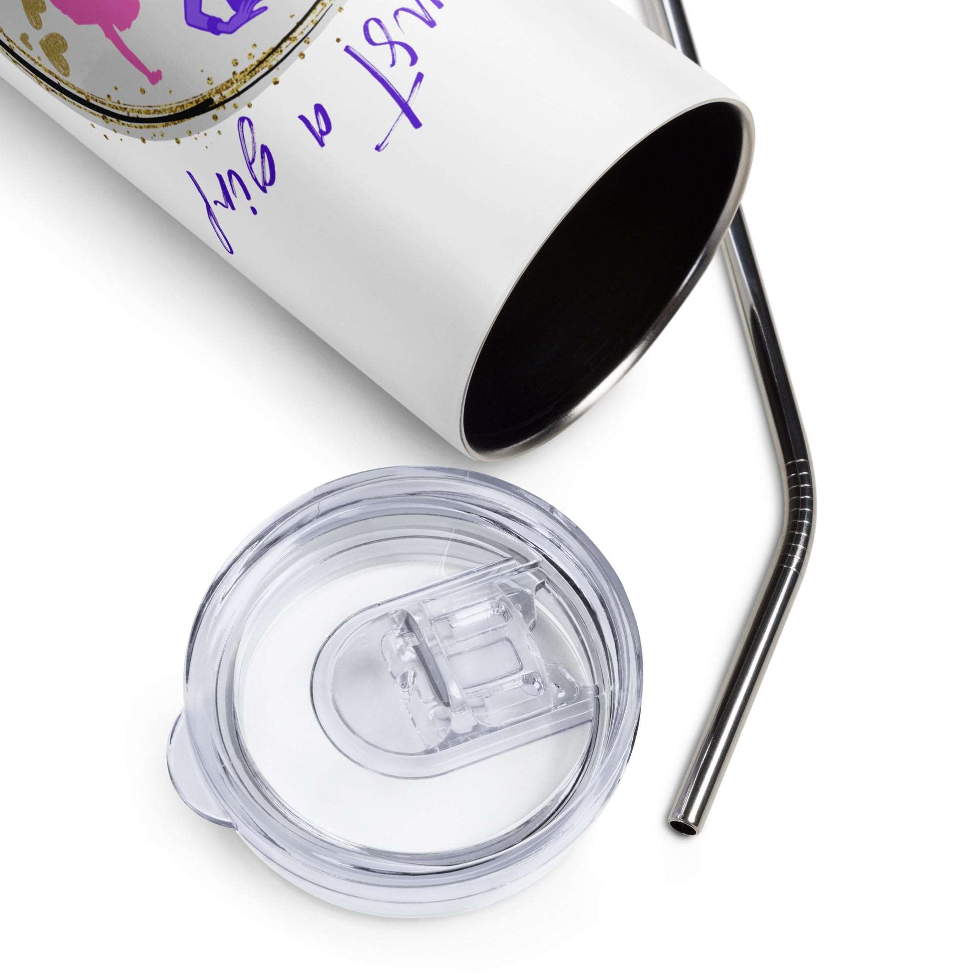 Stainless Steel Tumbler - I'm just a girl who loves to dance