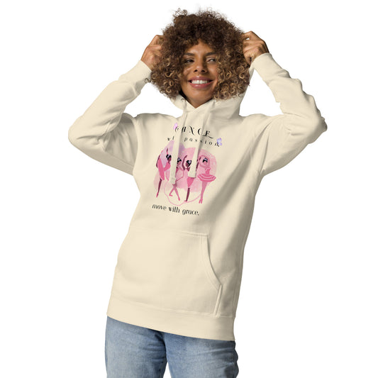 "Dance with Passion, Move with Grace" Hoodie | Cozy and Stylish Dance Apparel