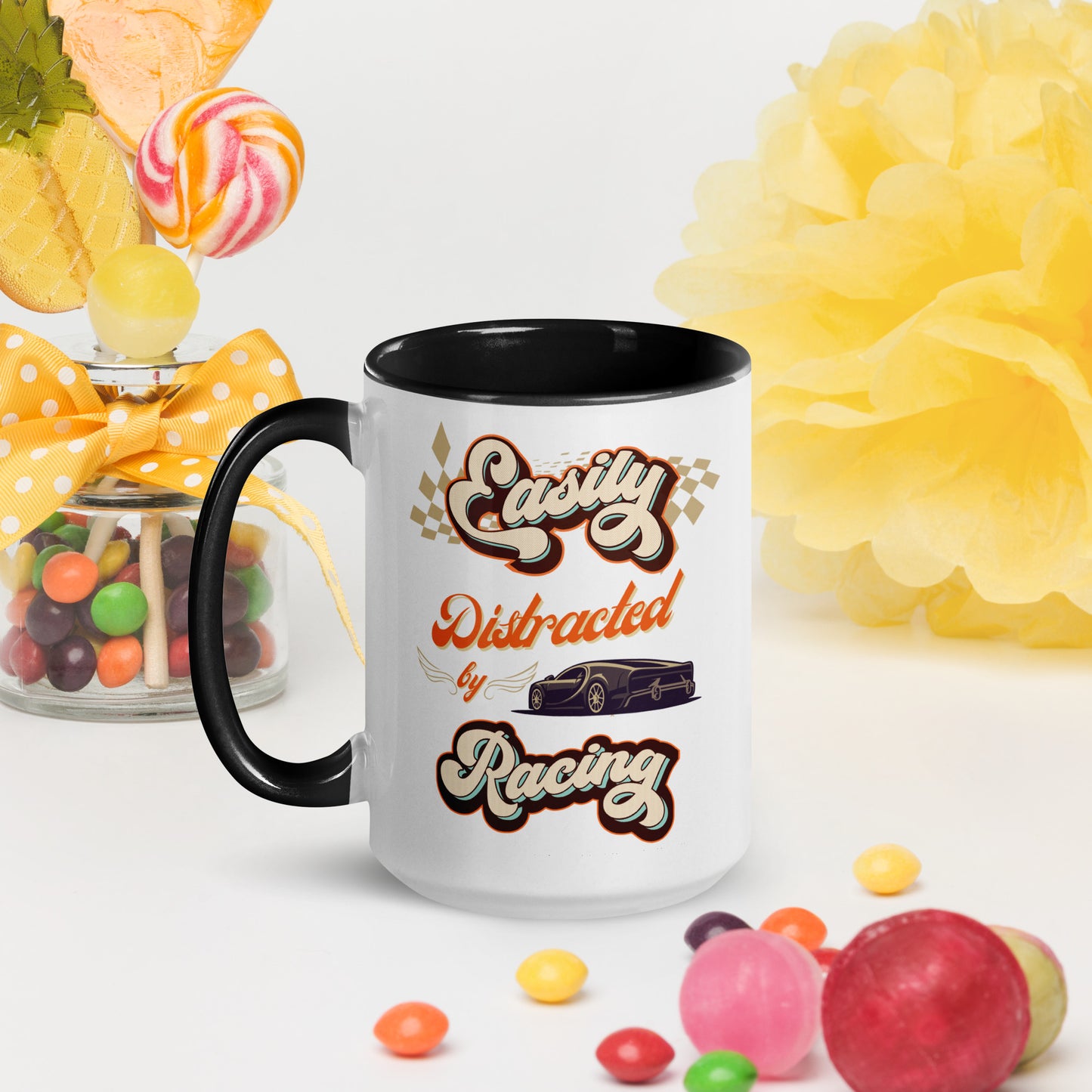Mug with Color Inside | Gear Up Your Day with the Ultimate Racing Enthusiast's Mug